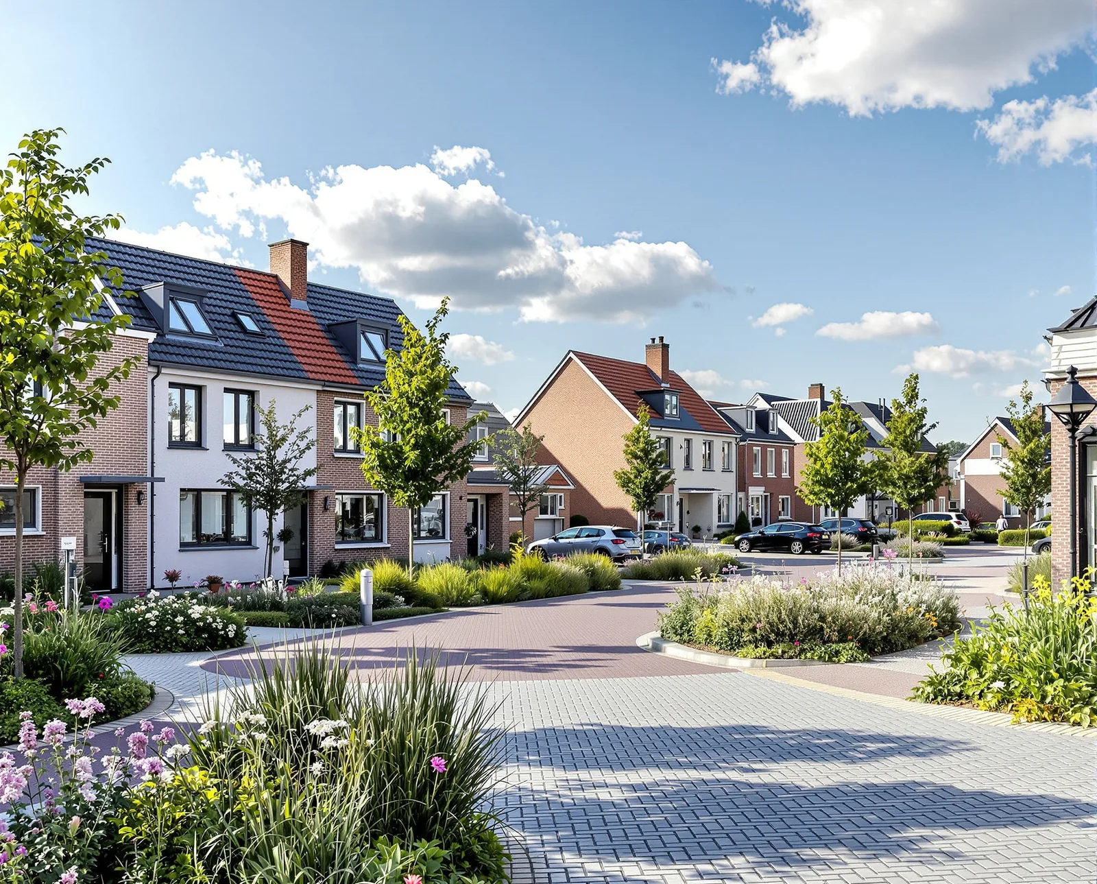 Quartier résidentiel à Bruges